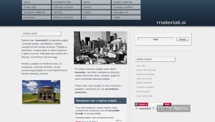Project materiali (Mediar Agency)